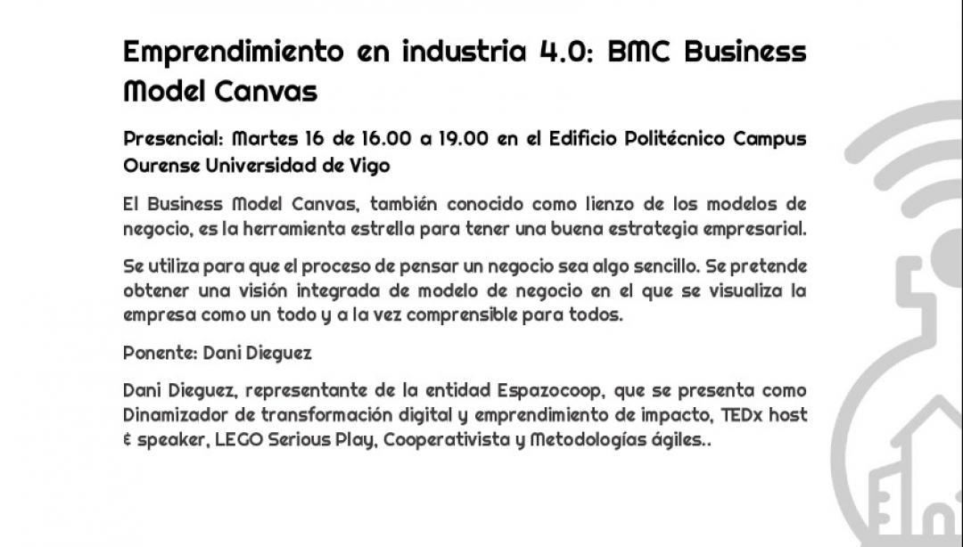 EMPRENDIMIENTO EN INDUSTRIA 4.0: BMC Business Model Canvas 2/2